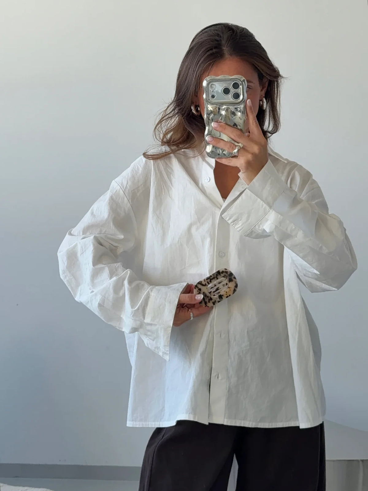 Haarklammer 'Flat Clip' – blonde tortoise Jona the Label