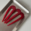 Hairpin 'U-Shape' – dark red