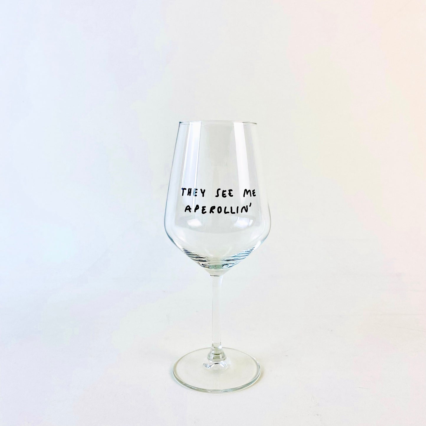 Aperolglas 'They see me Aperollin' edition selekkt