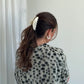 Haarklammer 'Matilda' – cream marble