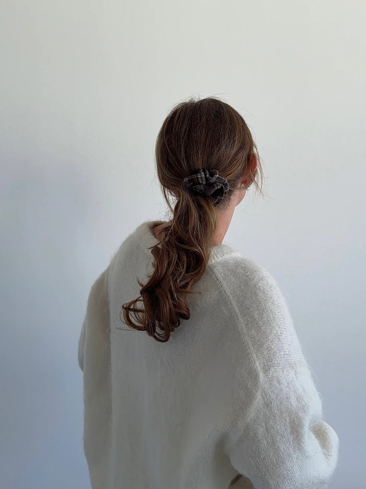 Everyday Scrunchies – brown plaid