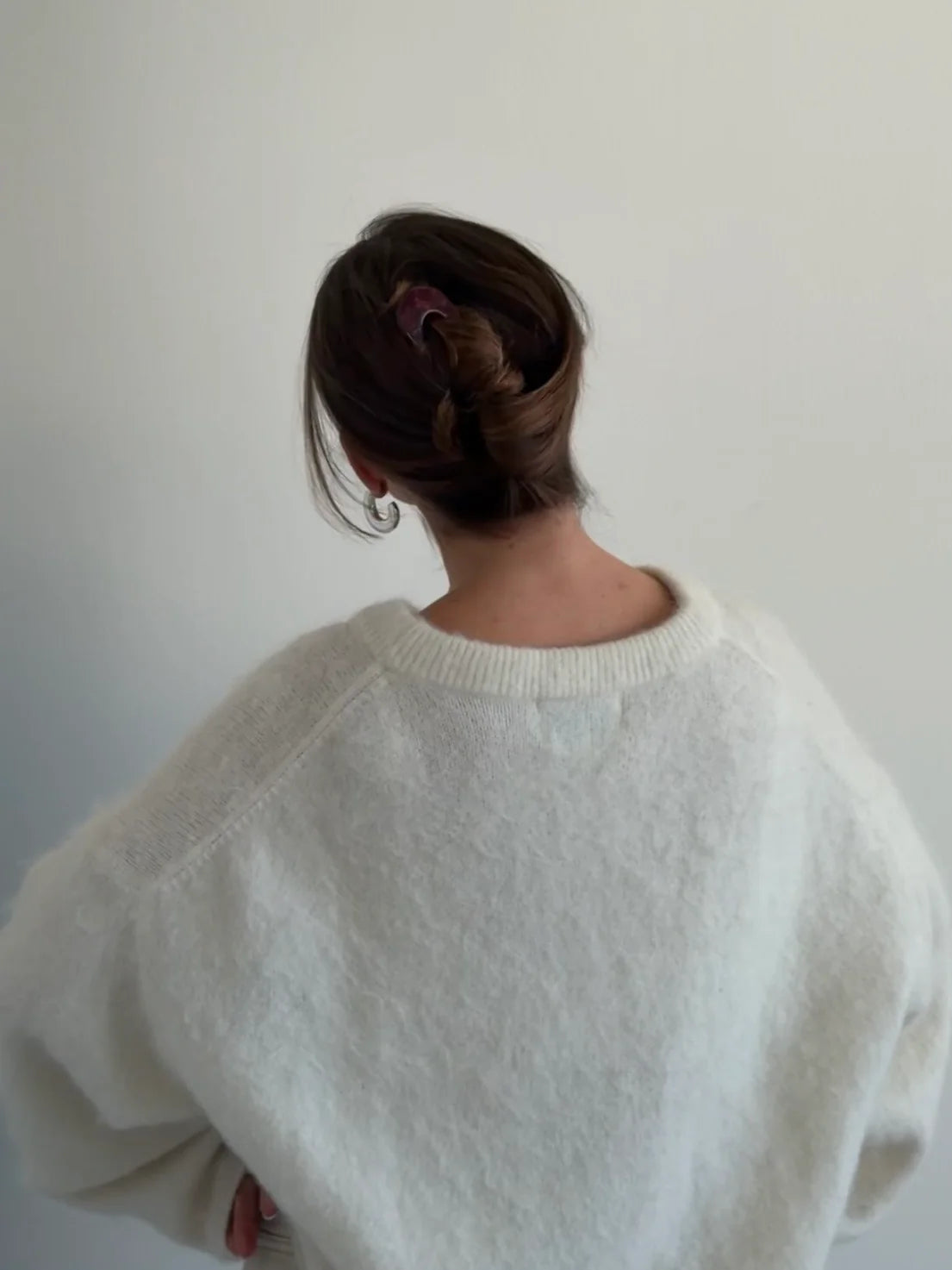 Hairpin 'U-Shape' – burgundy