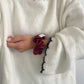 Everyday Scrunchies – burgundy silk