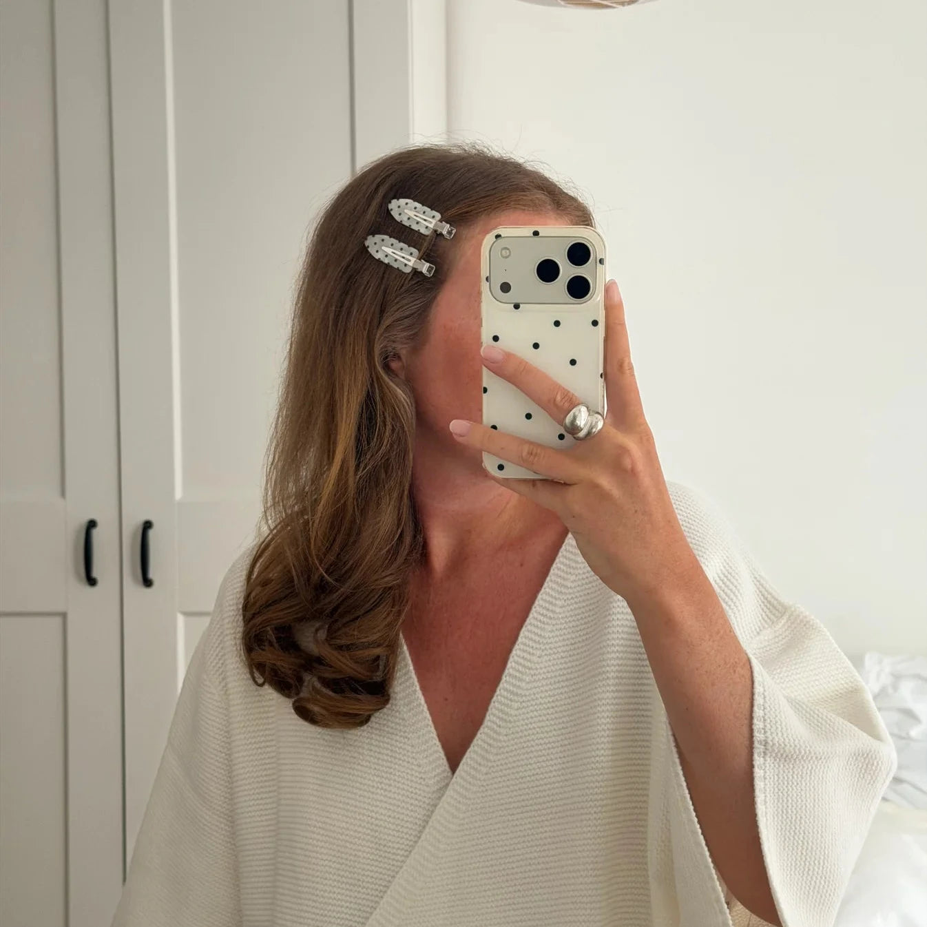 GRWM Clips – polka dots Jona the Label