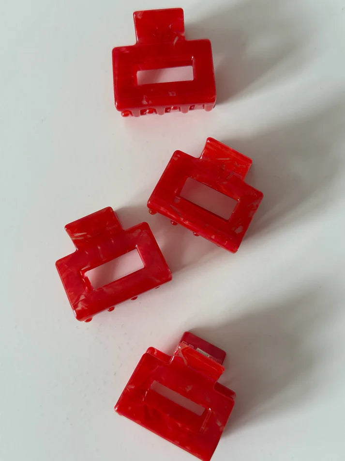 Haarklammer 'Ava' – candy red Jona the Label