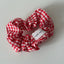 Everyday Scrunchies – red gingham Jona the Label