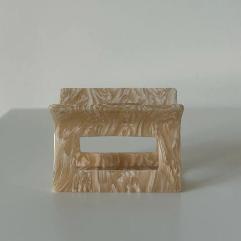 Haarklammer 'Elsa' – camel swirl