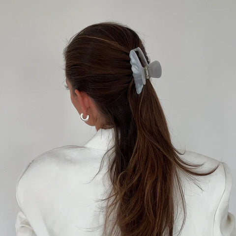 Haarklammer 'Line' – foggy grey