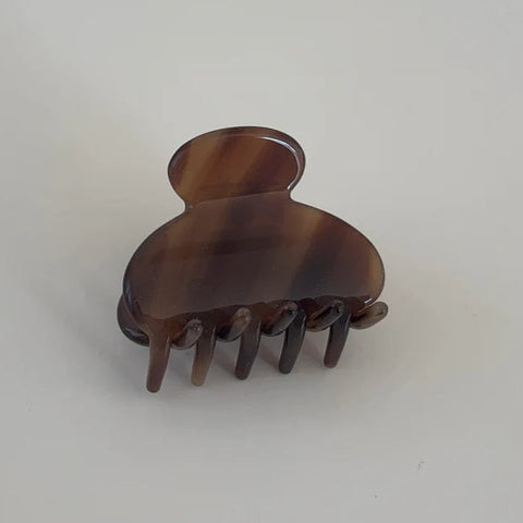 Haarklammer 'Emi' – dark chocolate