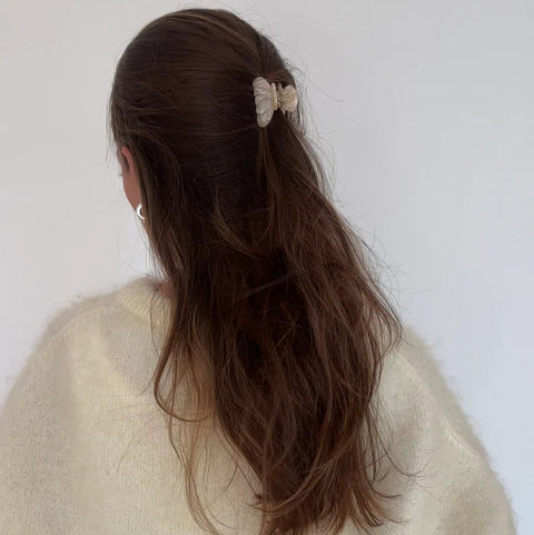 Haarklammer 'Emi' – camel swirl