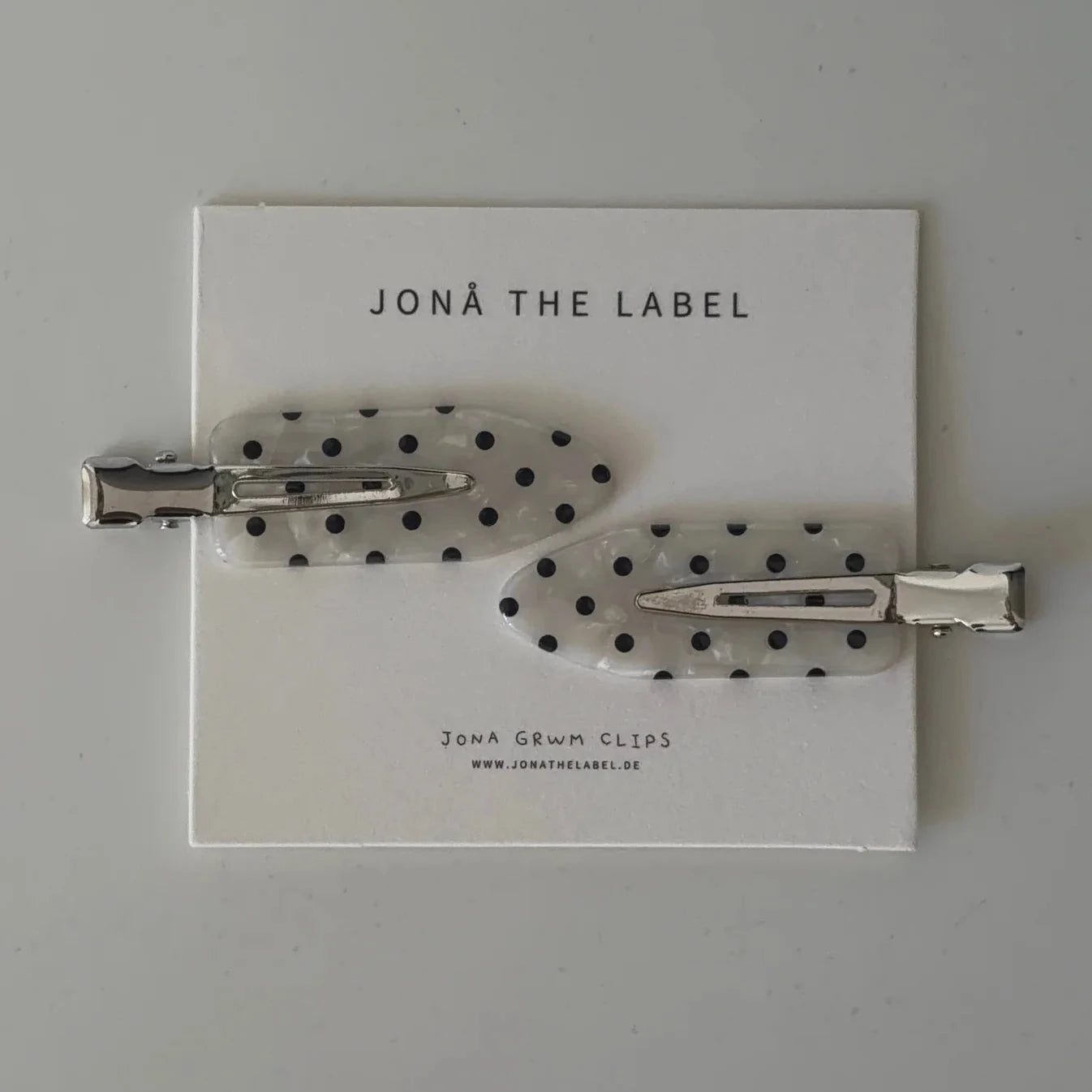 GRWM Clips – polka dots Jona the Label
