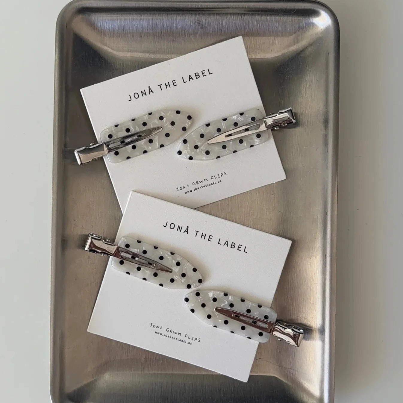 GRWM Clips – polka dots Jona the Label