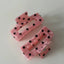 Haarklammer 'Maja' – rose polka dots
