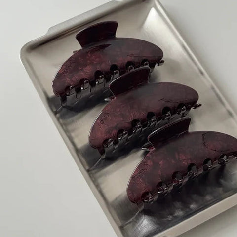 Haarklammer 'Matilda' – merlot Jona the Label