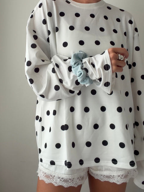 Everyday Scrunchies – blue pointelle Jona the Label