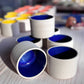 Becher 'Inu' – celestial blue Hallo Keramik