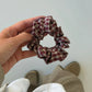 Everyday Scrunchies – burgundy plaid