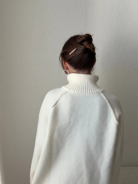 Hairpin 'Twisted' – blush dots Jona the Label
