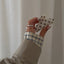 Haarklammer 'Line' – brown polka dots Jona the Label