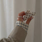 Haarklammer 'Line' – brown polka dots Jona the Label