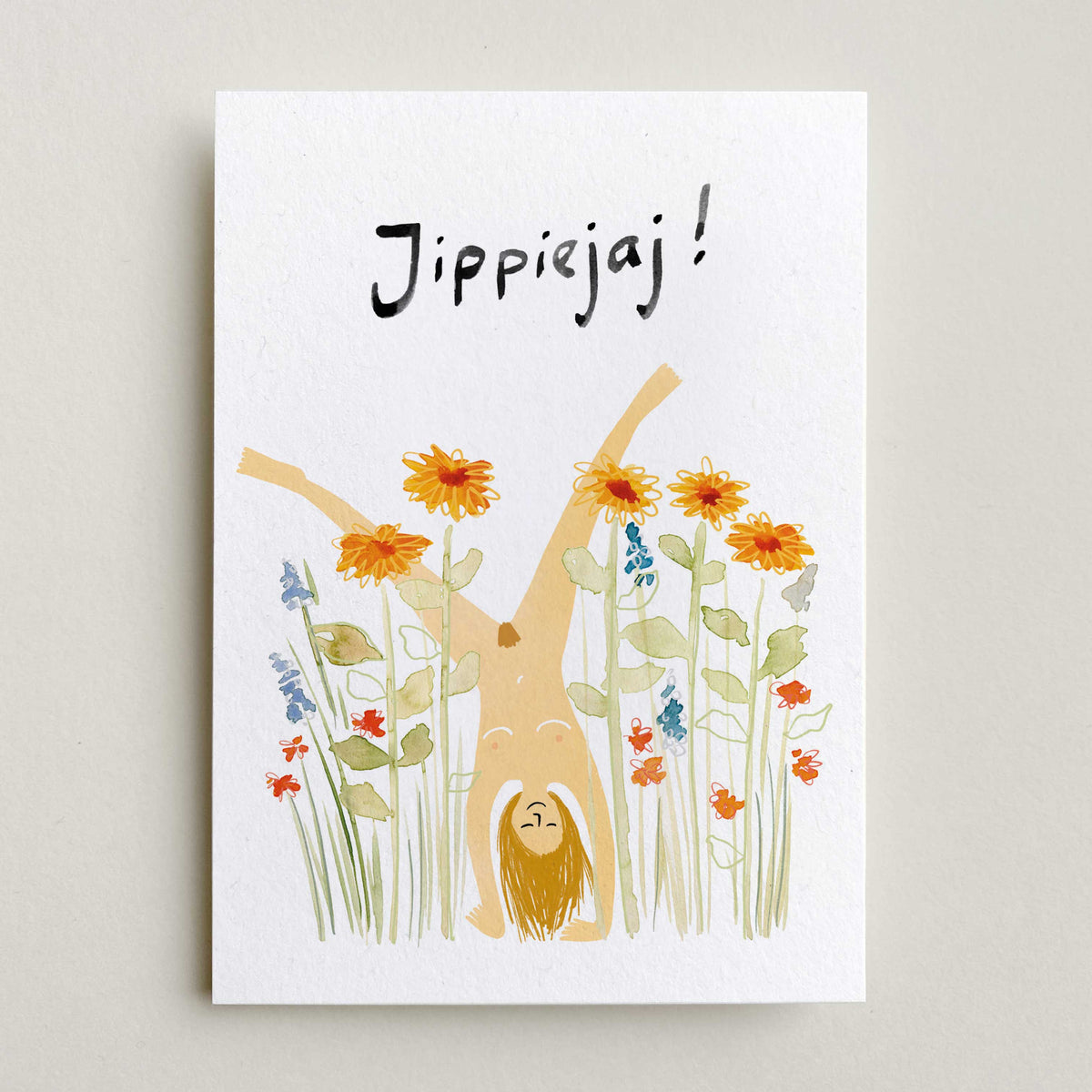 Postkarte 'Jippiejaj' Farina Kuklinski