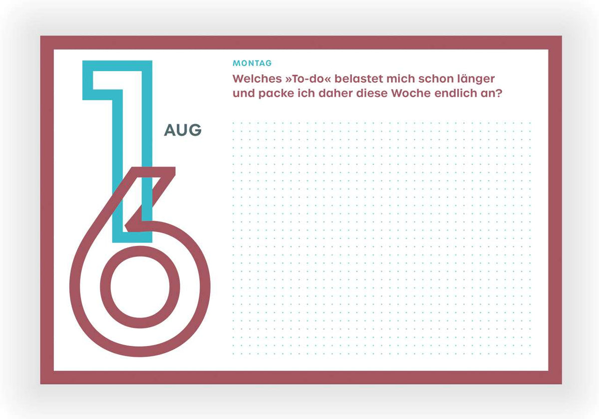 Journaling-Kalender '365 neue Seiten von dir' – 2027