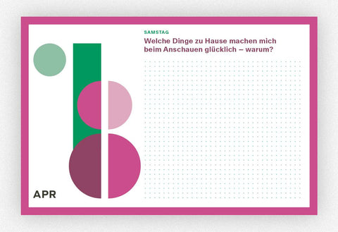 Journaling-Kalender '365 neue Seiten von dir' – 2026 Andrea Keller, Irene Rolli / Verlag Hermann Schmidt