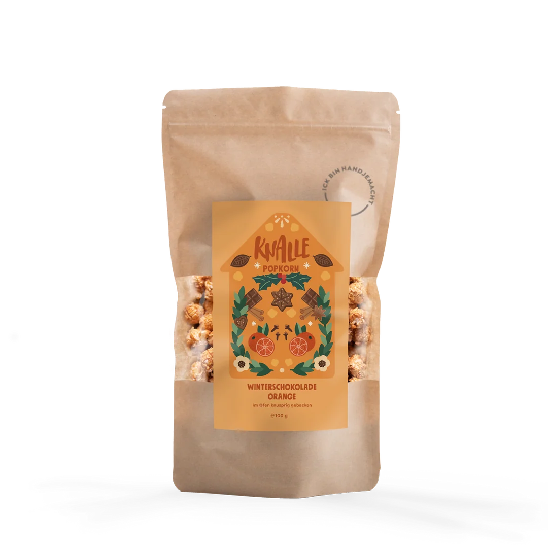 Popcorn 'Winterschokolade Orange' Popkornditorei Knalle