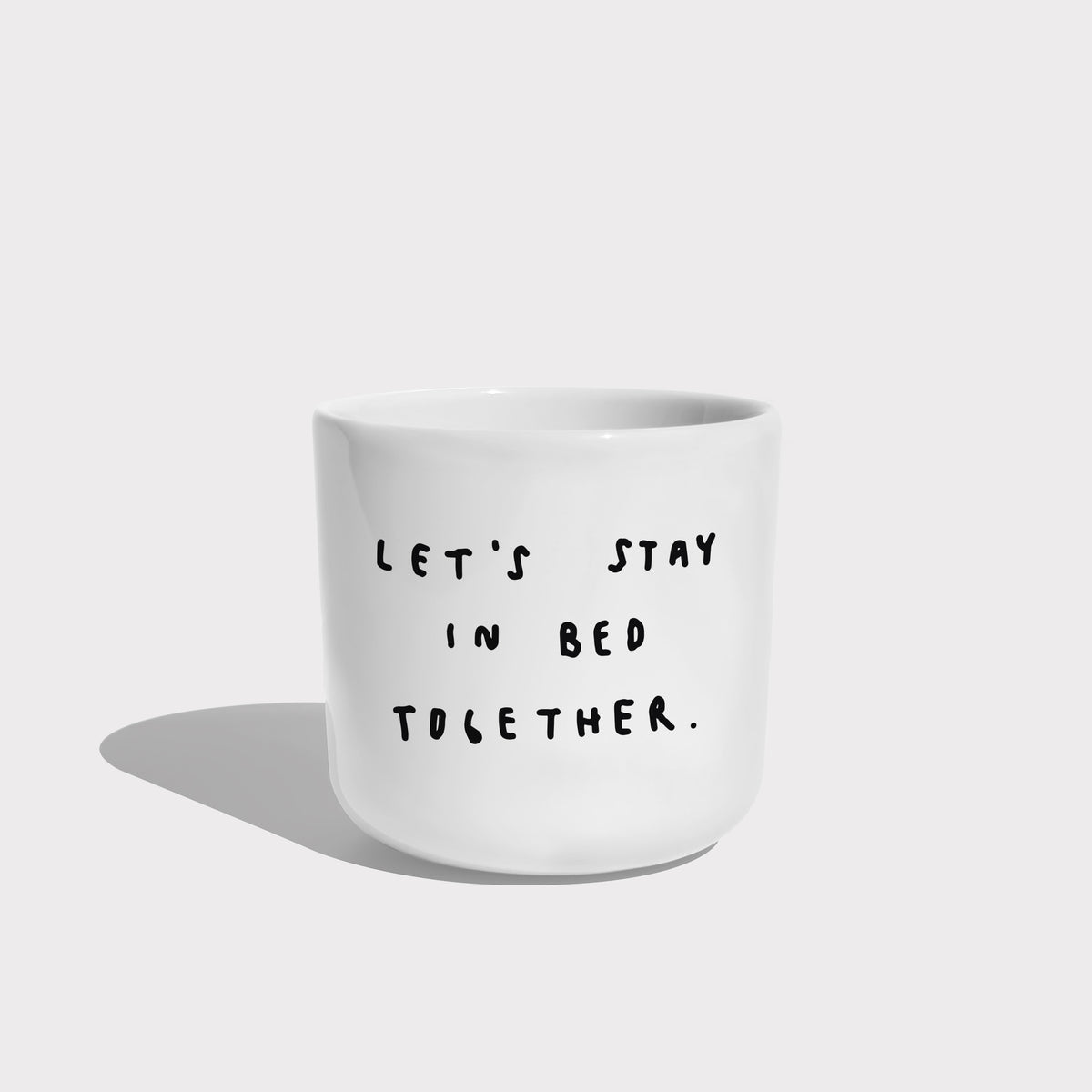 Porzellanbecher 'Let's Stay In Bed Together' Yahya Studio