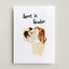 Postkarte 'Love is louder'