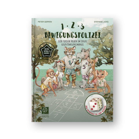 Kinderbuch '1 - 2 - 3 Bewegungspolizei' Gute Laune Verlag