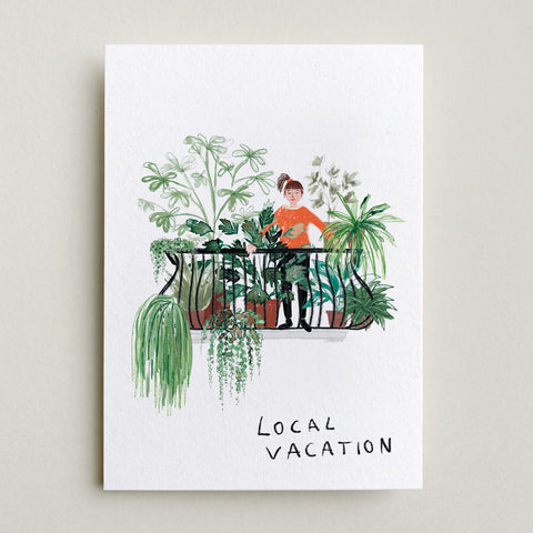 Postkarte 'Local Vacation'