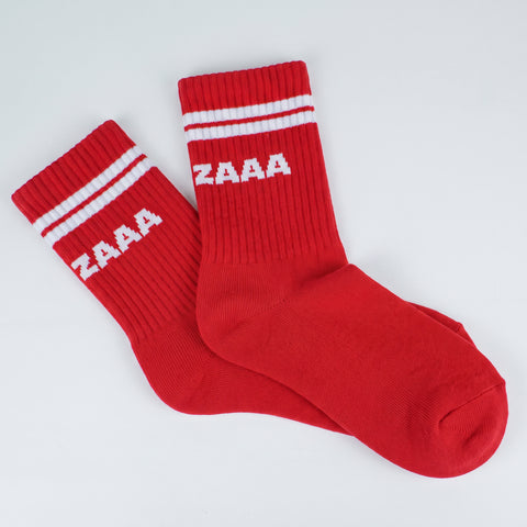 Tennissocken 'MAINZAAA' – rot
