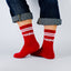 Tennissocken 'MAINZAAA' – rot