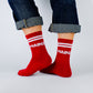 Tennissocken 'MAINZAAA' – rot LIEBS.CO