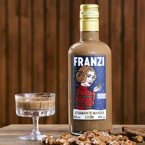 Franzbrötchenlikör 'Franzi' – gebrannte Mandel