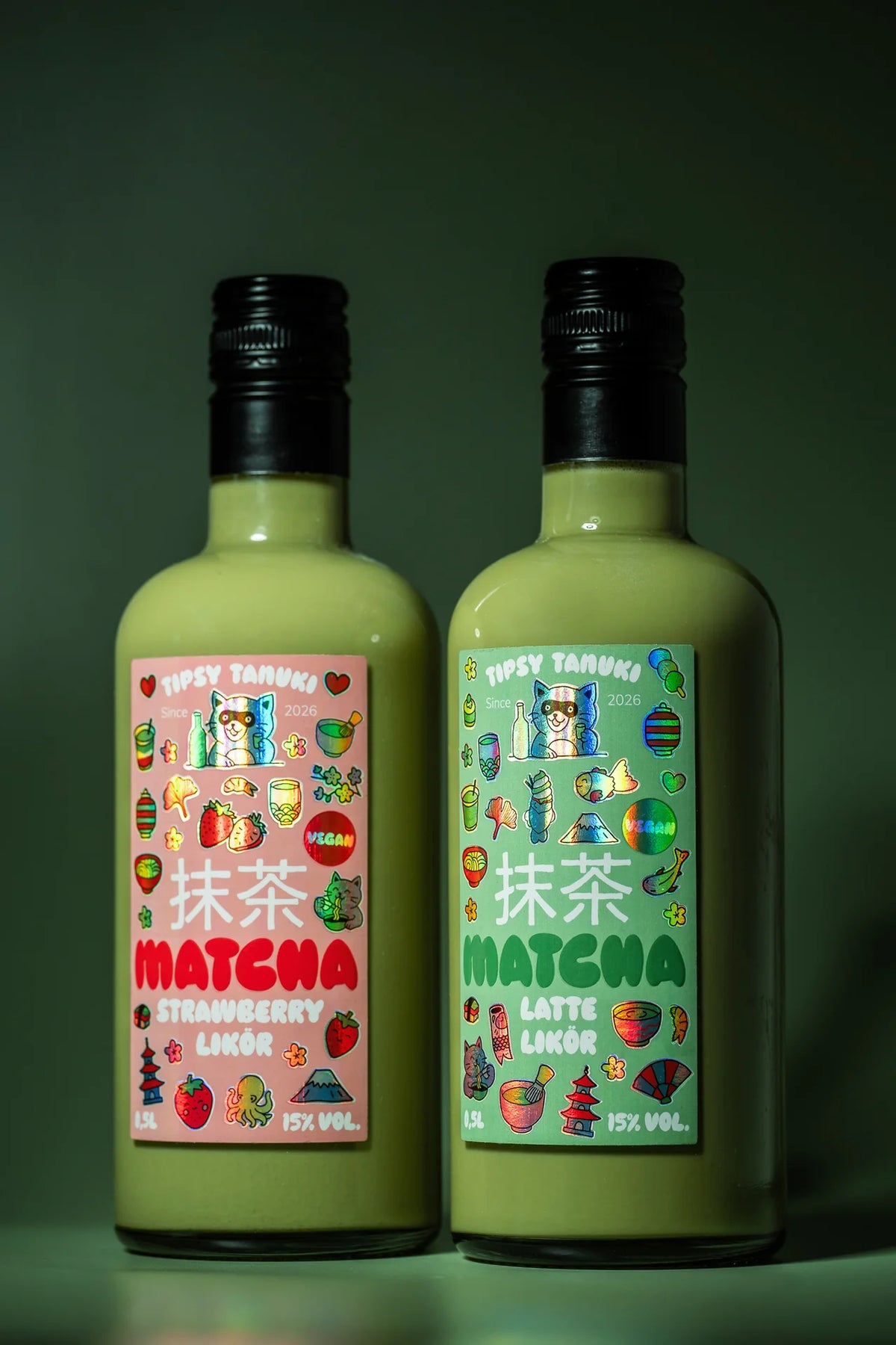 Matcha-Strawberry-Likör 'Tipsy Tanuki' NORK