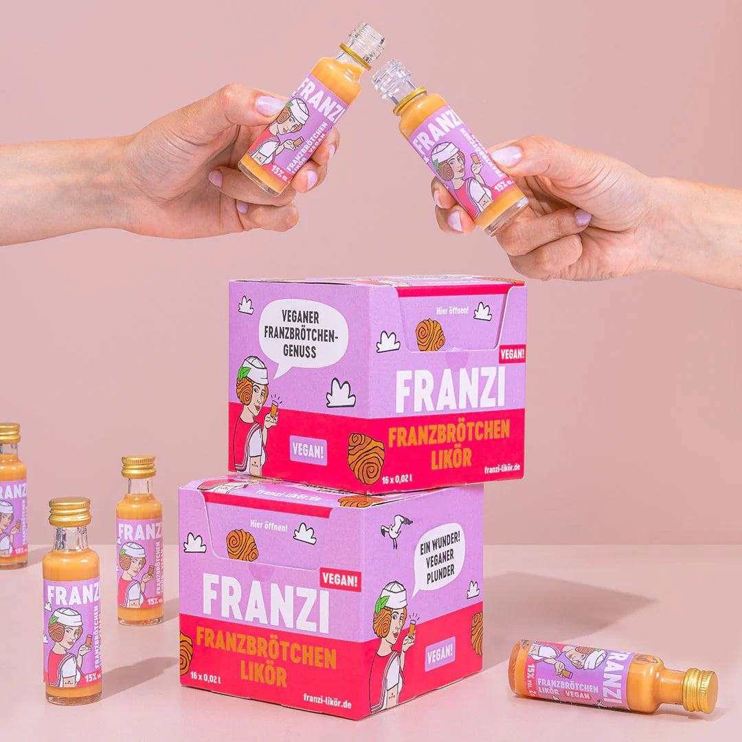 Franzbrötchenlikör 'Franzi' – vegan 0,02 l NORK