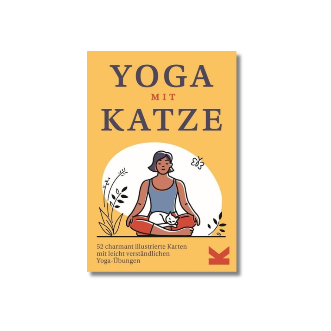 Yoga-Karten 'Yoga mit Katze' Laurence King Verlag