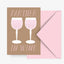 Postkarte 'Partner in wine' typealive