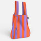 2in1 Bag & Backpack 'Red/Purple Stripes' Notabag
