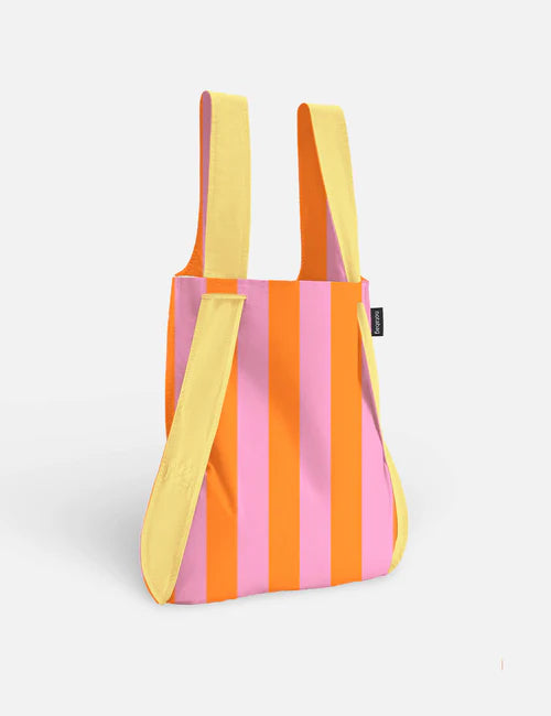 2in1 Bag & Backpack 'Vanilla Stripes' Notabag