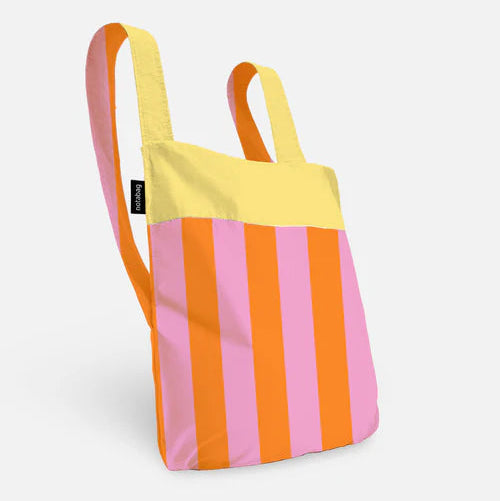2in1 Bag & Backpack 'Vanilla Stripes' Notabag