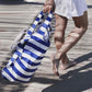 2in1 Bag & Backpack 'Marine Stripes'