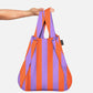 2in1 Bag & Backpack 'Red/Purple Stripes' Notabag