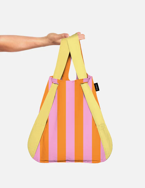 2in1 Bag & Backpack 'Vanilla Stripes' Notabag