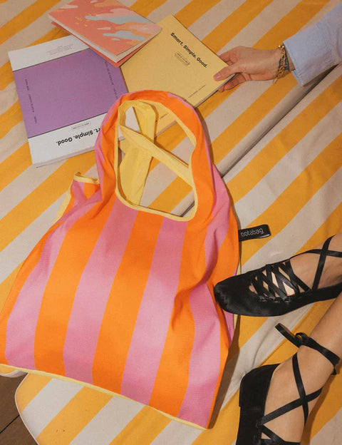Notabag Tote Bag – Vanilla Stripes Notabag