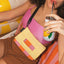 Notabag Crossbody Bag Light – Vanilla Stripes Notabag