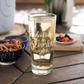 Weinschorle-Glas 'Ordentlich in Schorle werfen' pinke distel