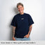 T-Shirt 'Liebe auf die Eins' – navy blue